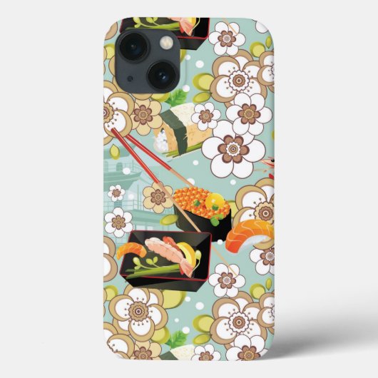 日本のな食糧: 寿司パターン4 Case-Mate iPhoneケース (裏面)