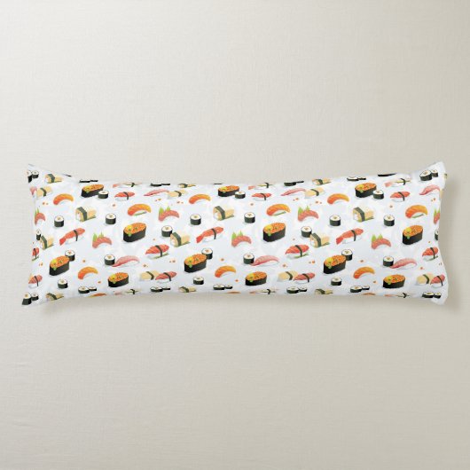 日本のな食糧: 寿司パターン ボディピロー (正面)