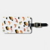 日本のな食糧: 寿司パターン ラゲッジタグ (正面横)