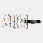 日本のな食糧: 寿司パターン ラゲッジタグ (裏面横)