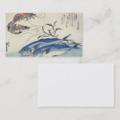 日本のな魚およびエビの名刺 名刺 (正面/裏面)