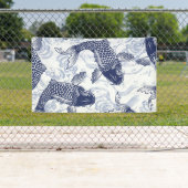 日本のな魚の旗 横断幕 (インサイチュ)