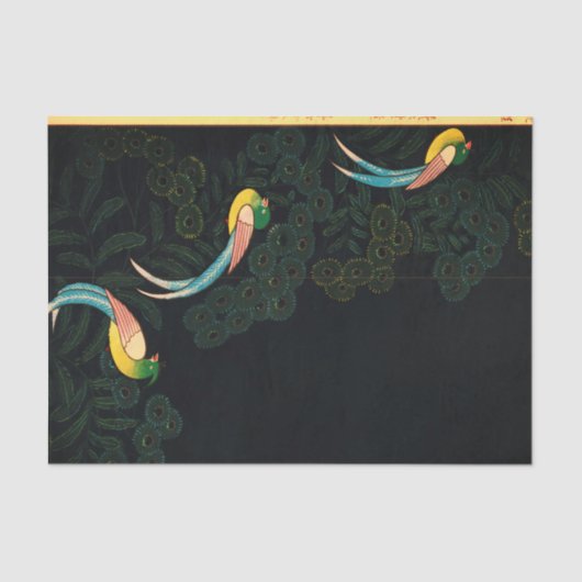 日本のな鳥のティッシュペーパー 薄葉紙 (正面)