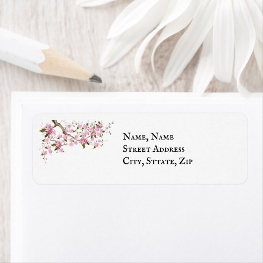 日本のの結婚blossomReturn住所 シール (インサイチュ)