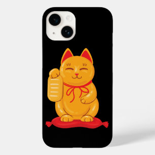 日本のまねきねこ金猫、富のシンボル Case-Mate iPhone 14ケース