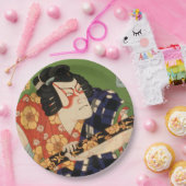 日本のアクター(#1) (ヴィンテージ日本のプリント) ペーパープレート (パーティー)