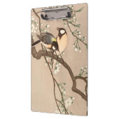 日本のアジア 小原古邨 雀 鳥 シジュウカラ クリップボード (左)