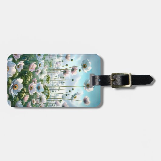 日本のアネモンラベルカスタマイズ- ラゲッジタグ (正面横)