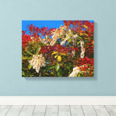 日本のアンドロメダの焚き火 キャンバスプリント (インサイチュ (ウッドフロア))