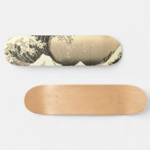 日本のアートワークの波絵画、スケートボード スケートボード (横)