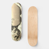 日本のアートワークの波絵画、スケートボード スケートボード (正面)