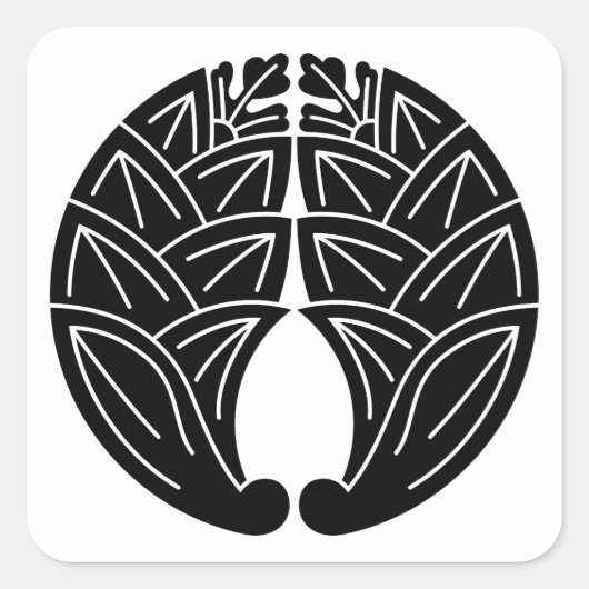 日本のイチョウ スクエアシール (正面)