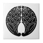 日本のイチョウ タイル (正面)