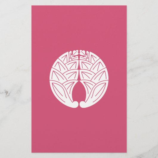 日本のイチョウ 便箋 (正面)