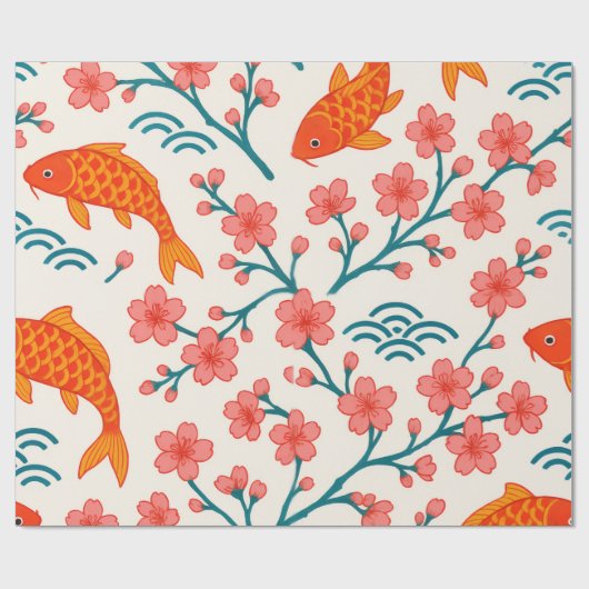 日本のインスパイア ラッピングペーパー (フラット)