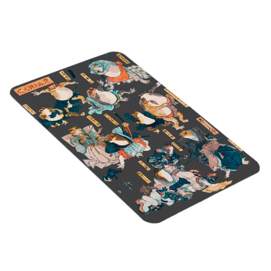 日本のカエル浮世絵アニメヒーロー マグネット (右側)