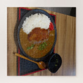 日本のカツカレー ジグソーパズル (横)