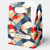 日本のカラフルデザインギフトボックス |パーソナライズされた | フェイバーボックス (オープン)