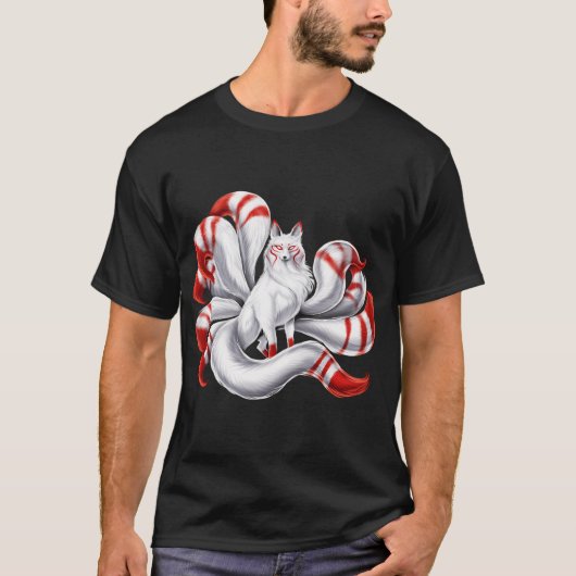 日本のキツネ Tシャツ (正面)