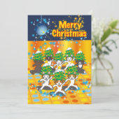 日本のクリスマス – クリス日本のマス シーズンカード (スタンド正面)