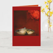 日本のケシ カード (黄色い花)