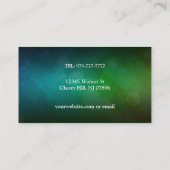 日本のケラチンのトリートメントの名刺 名刺 (裏面)