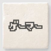 日本のゲーマーゲーマー日本言語日本語 ストーンコースター (正面)