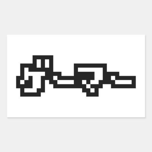 日本のゲーマーゲーマー日本言語日本語 長方形シール (正面)