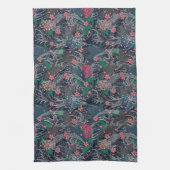 日本のコイと菊 キッチンタオル (縦)