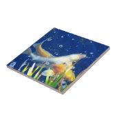 日本のコイの池のタイル タイル (側面)