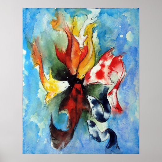 日本のコイプリント ポスター (正面)