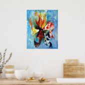 日本のコイプリント ポスター (キッチン)