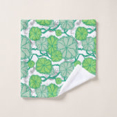 日本のコイ池風呂タオルセット バスタオルセット (ウォッシュタオル)