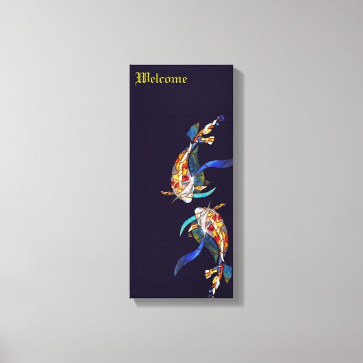 日本のコイ結婚ズラバーズキャンバス印刷 キャンバスプリント (正面)