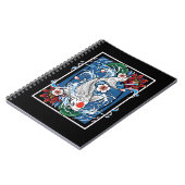 日本のコイ魚さくらんぼ鯉釣り農業 ノートブック (左側)