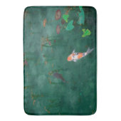 日本のコイ魚の自然写真 バスマット (正面縦)