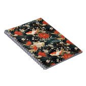 日本のコイ魚シームレスパターン ノートブック (右側)