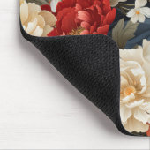 日本のコイ魚シームレスパターン マウスパッド (コーナー)