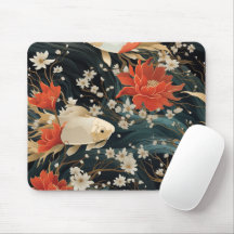 日本のコイ魚シームレスパターン