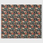 日本のコイ魚シームレスパターン ラッピングペーパー (フラット)