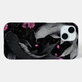 日本のコイ魚ダークモード Case-Mate iPhoneケース (裏面 (横))