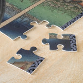 日本のコイ魚フェスティバル旗アンティーク ジグソーパズル (側面)