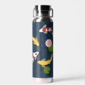 日本のコイ魚池 ウォーターボトル (背面)