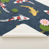 日本のコイ魚池 シェルパブランケット (3/4)