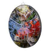 日本のコイ魚池 ダーツボード (正面右)