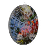 日本のコイ魚池 ダーツボード (正面左)