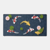 日本のコイ魚池 デスクマット (正面)