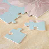 日本のコイ魚池 |花 ジグソーパズル (側面)