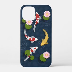 日本のコイ魚池 iPhone 12 MINI ケース