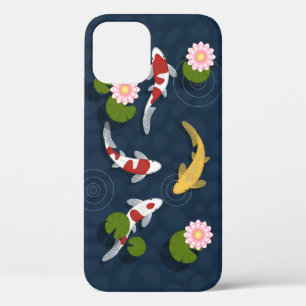 日本のコイ魚池 iPhone 12 PROケース